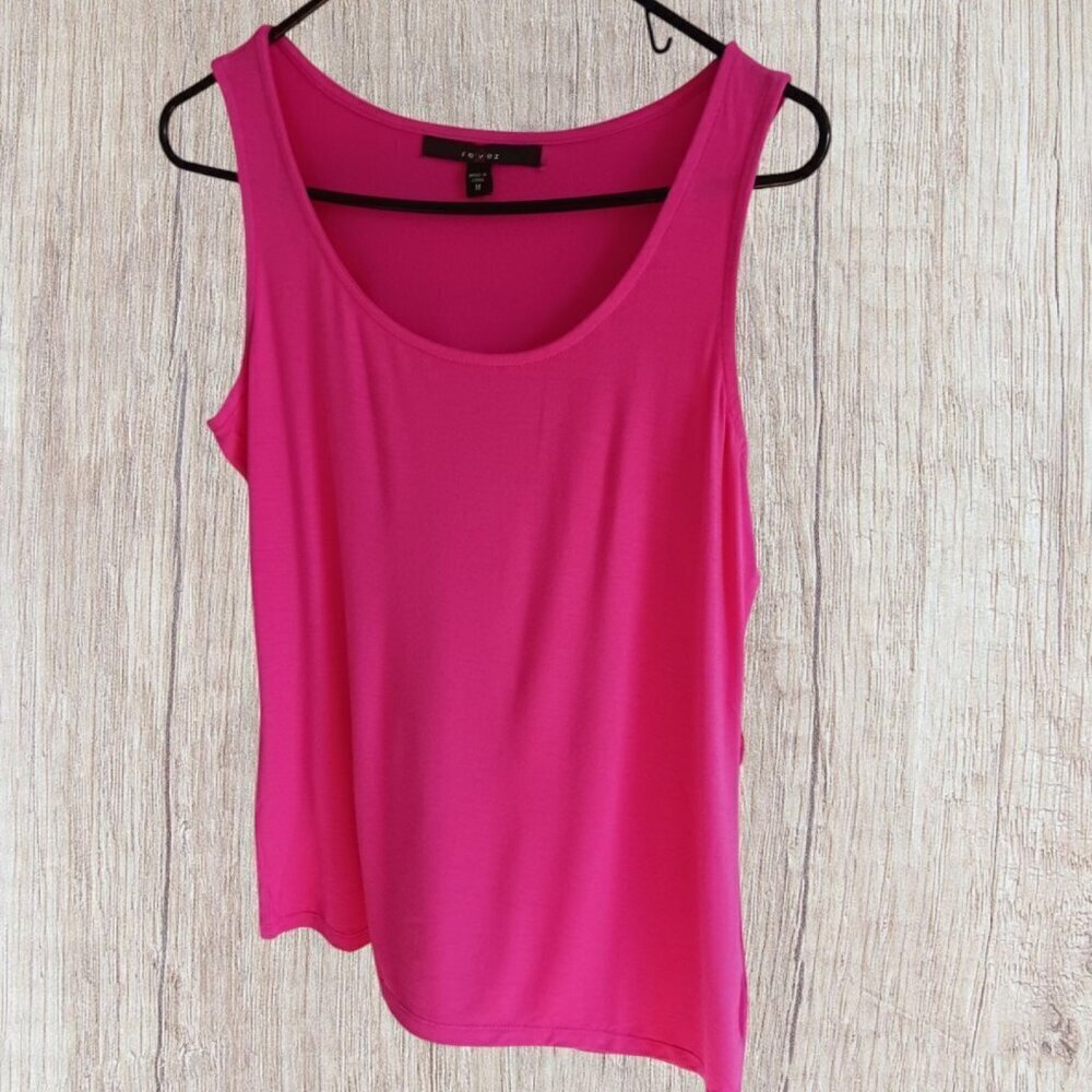 Fever Pink Sleeveless Tank Top Size Medium - Picture 8 of 9